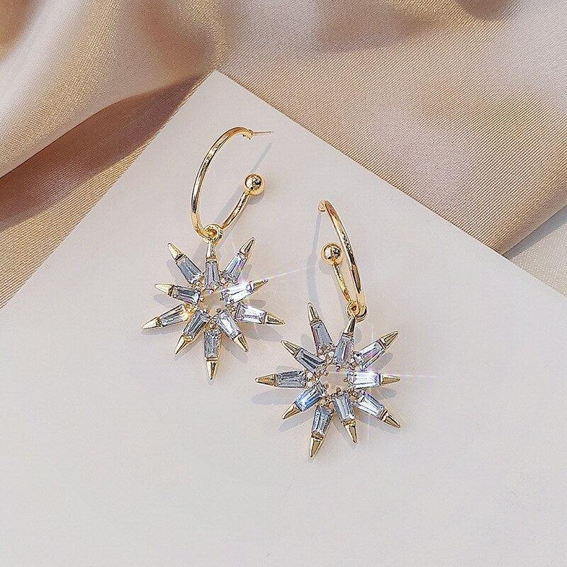 Star Earrings in Gold and Silver