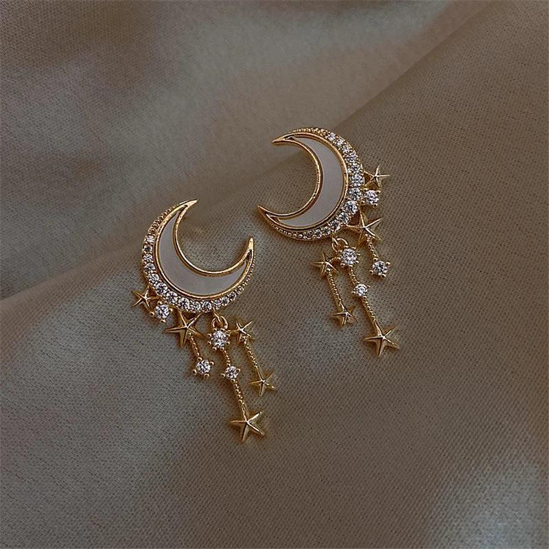 Luxurious Moonlight Earrings