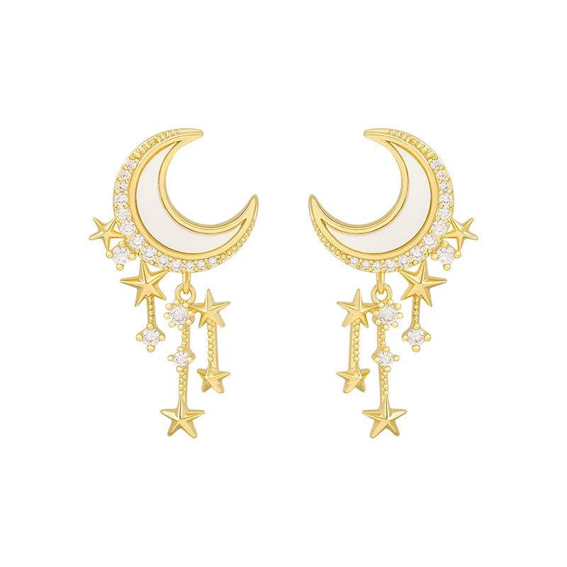 Luxurious Moonlight Earrings