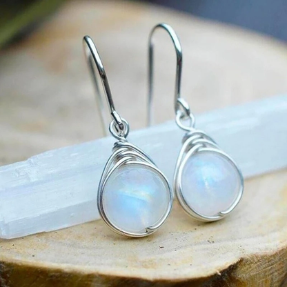 Moonstone Drop Earrings