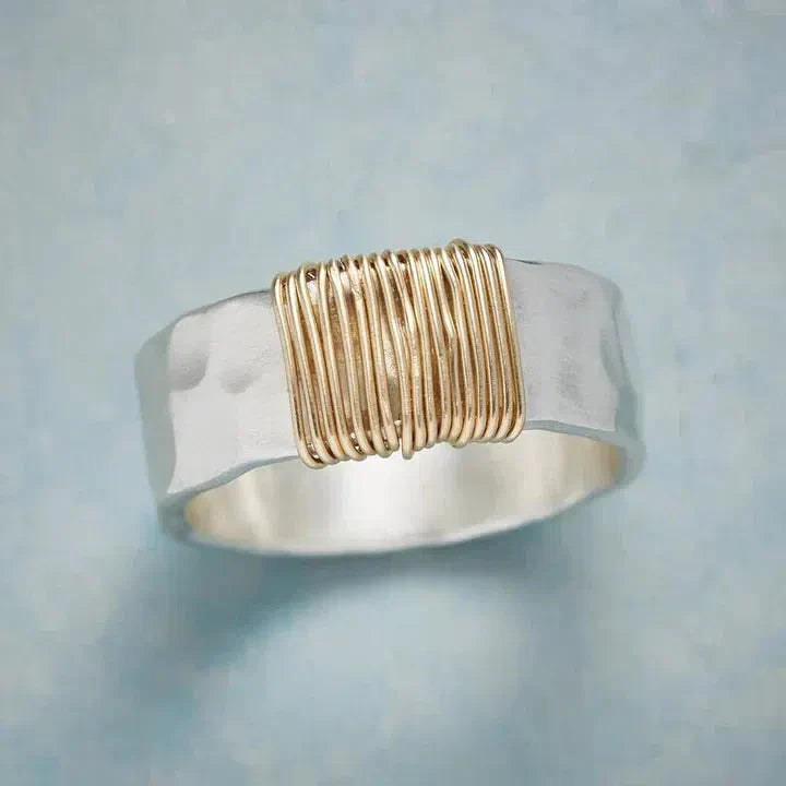 Vintage Goldfaden Ring in Silver